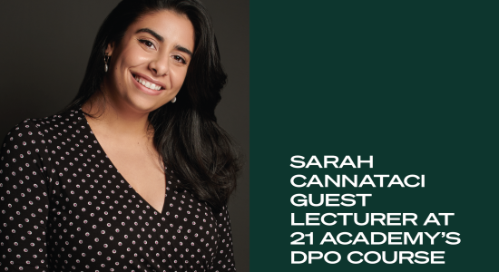 Sarah Cannataci, guest lecturer at 21 Academy's DPO Course ...